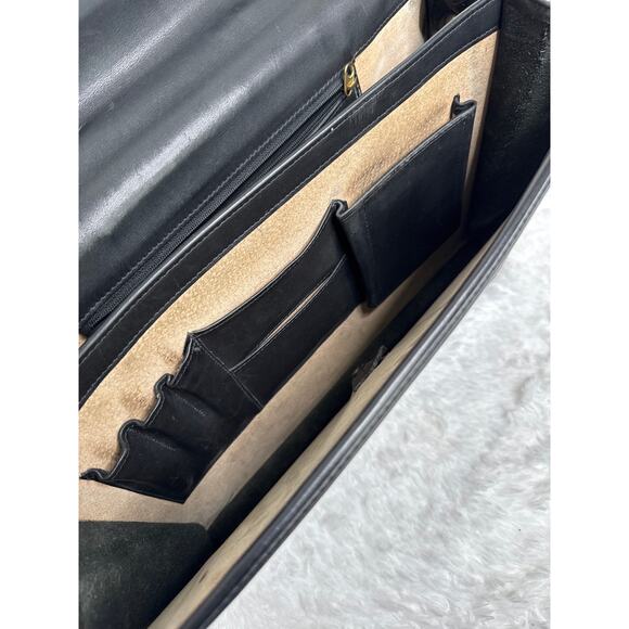 Vintage Coach 5353 Black Leather Metropolitan Briefcase Made in USA - Picture 11 of 16